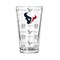 The Memory Company 5.75" Clear and Navy Blue NFL Houston Texans Sandblasted Pint Glass 16 oz.